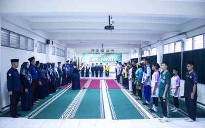 Pelantikan Pengurus Ekstrakurikuler MTs Al Hamid Tahun Pelajaran 2025–2026 Berlangsung Khidmat